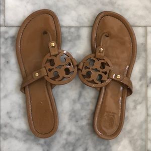 Tory Burch Miller Sandal in Tan